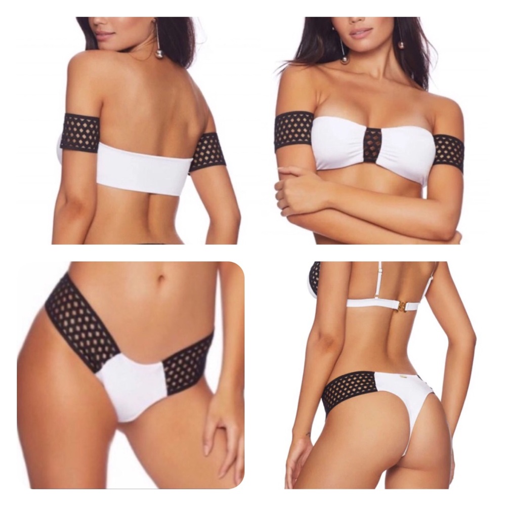 Gorgeous Beach Bunny Hayden Bikini in Black and White  😍❤️